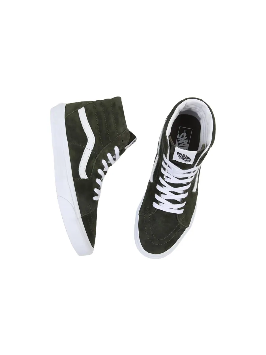Кеды Vans SK8-HI Zamszowe Pig Suede GREEN — изображение 4 из 5, зеленый