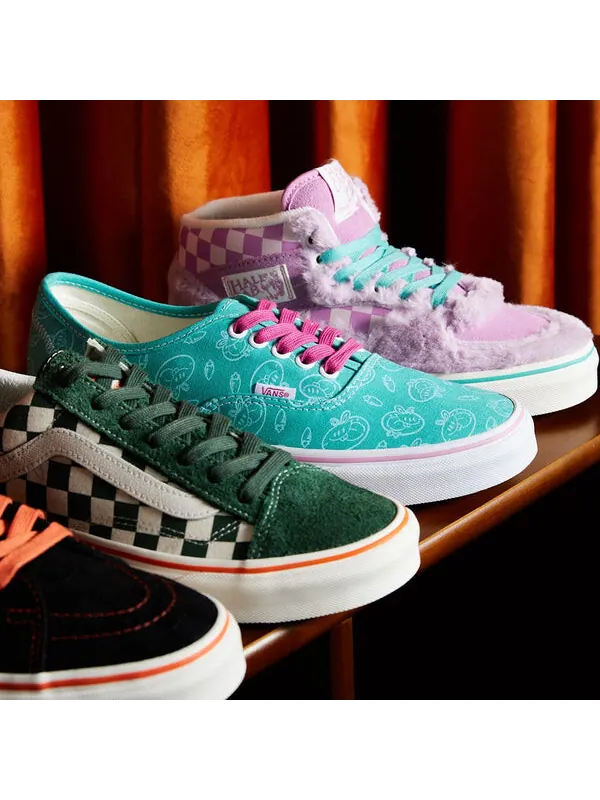 Кроссовки sk8-hi miro & wujo 'black' Vans — изображение 3 из 4, черный/оранжевый