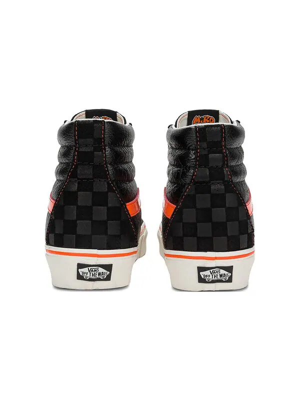 Кроссовки sk8-hi miro & wujo 'black' Vans — изображение 4 из 4, черный/оранжевый