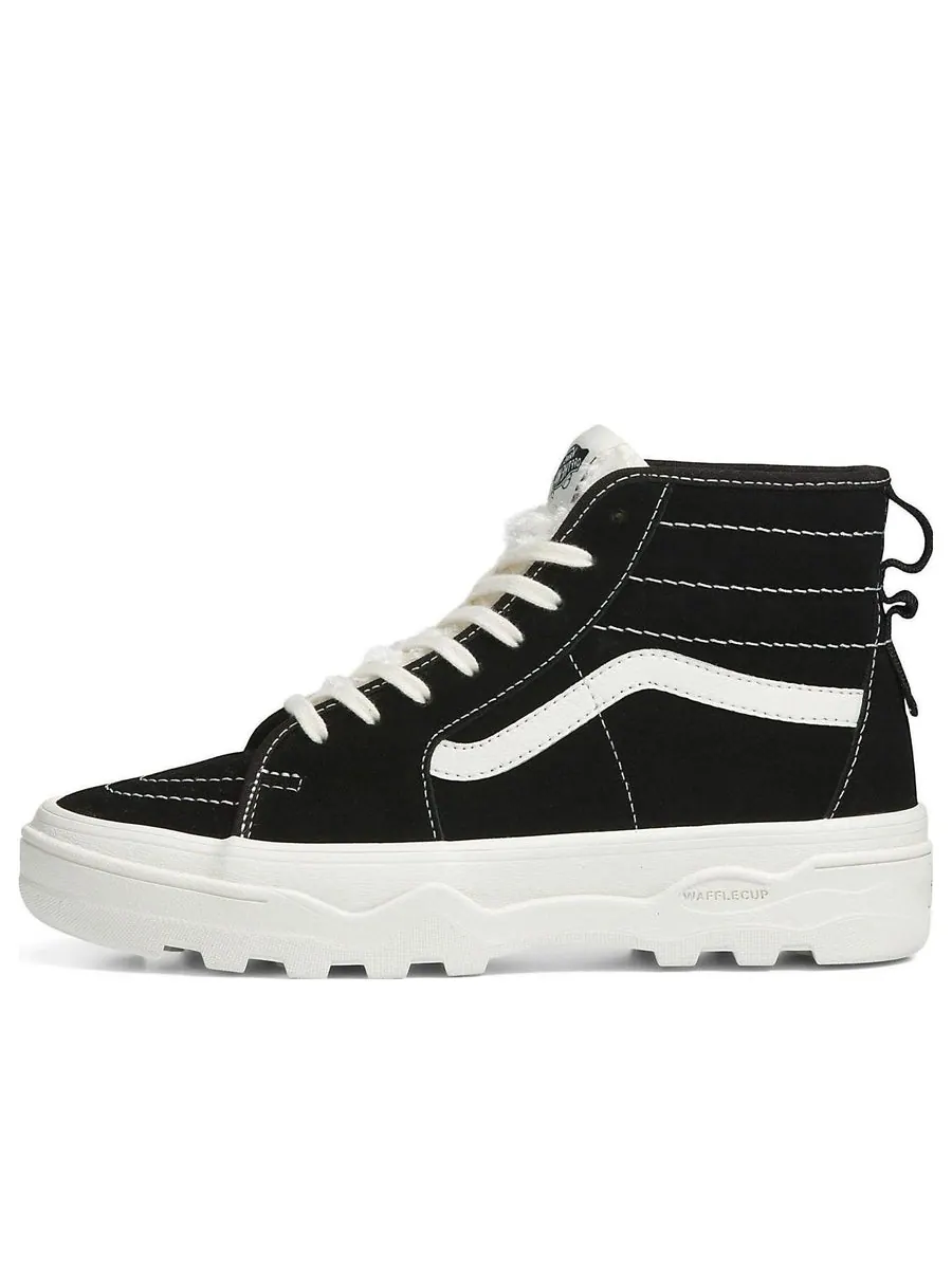 Кеды Vans SK8-HI Sherpa Suede Sentry 'Black White' — изображение 1 из 4, черный