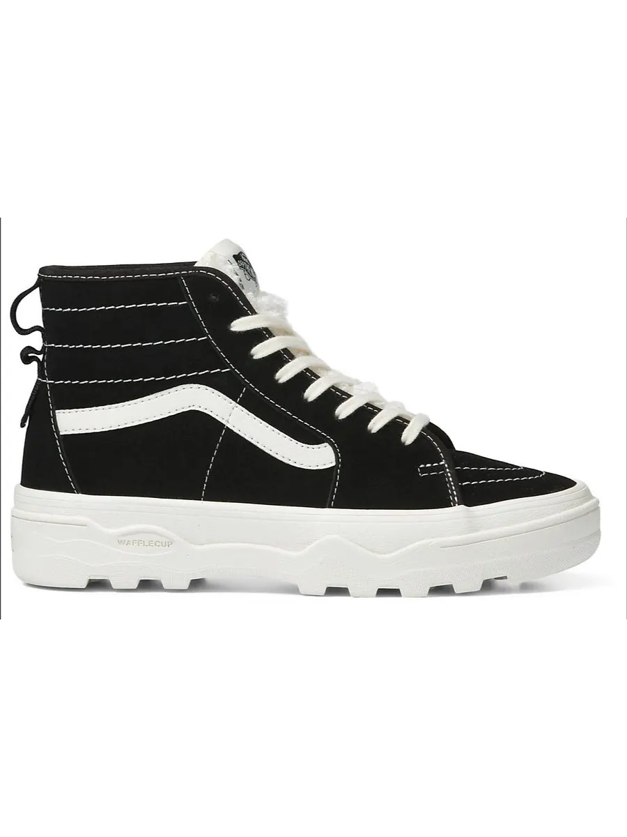 Кеды Vans SK8-HI Sherpa Suede Sentry 'Black White' — изображение 2 из 4, черный
