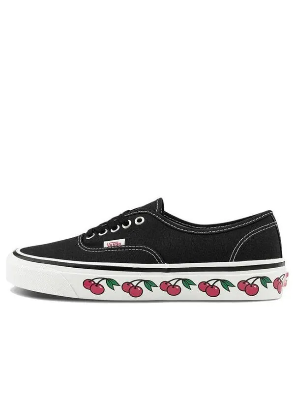 Кроссовки authentic 44 'black cherry' Vans — изображение 1 из 4, черный/белый/красный