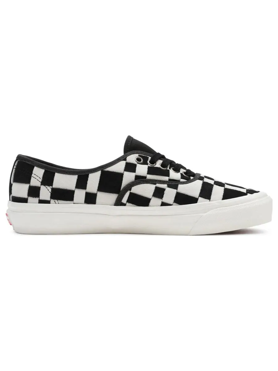 Кеды Vans Authentic Woven Check 44 DX 'White Black' — изображение 2 из 4, черный