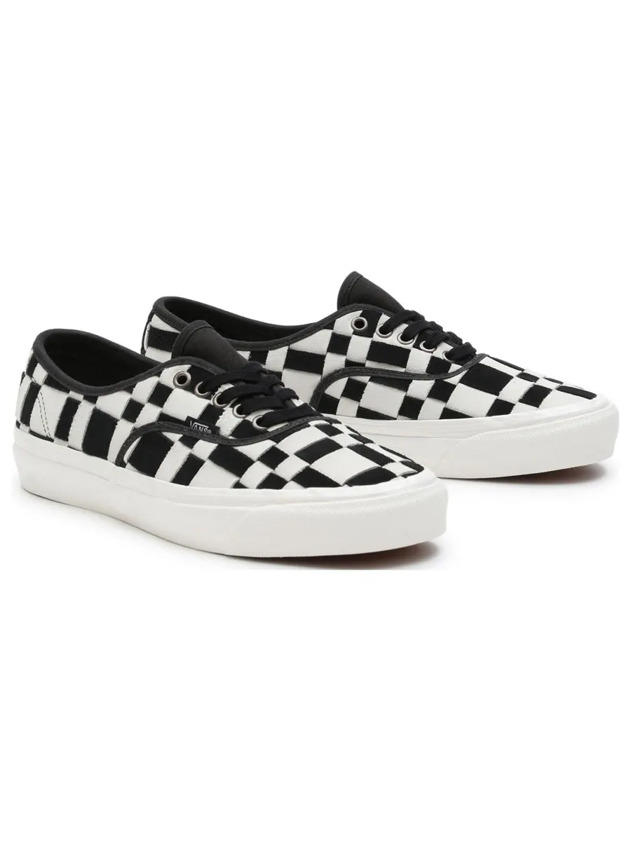 Кеды Vans Authentic Woven Check 44 DX 'White Black' — изображение 3 из 4, черный