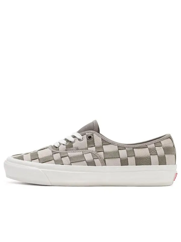 Кроссовки authentic woven check 44 dx 'grey white' Vans — изображение 1 из 4, серый/белый