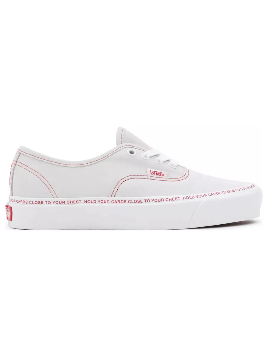 Кеды Vans Authentic 44 DX 'White Red' — изображение 2 из 4, белый