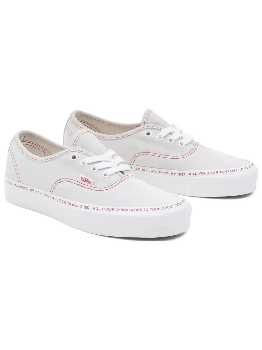 Кеды Vans Authentic 44 DX 'White Red' — изображение 3 из 4, белый