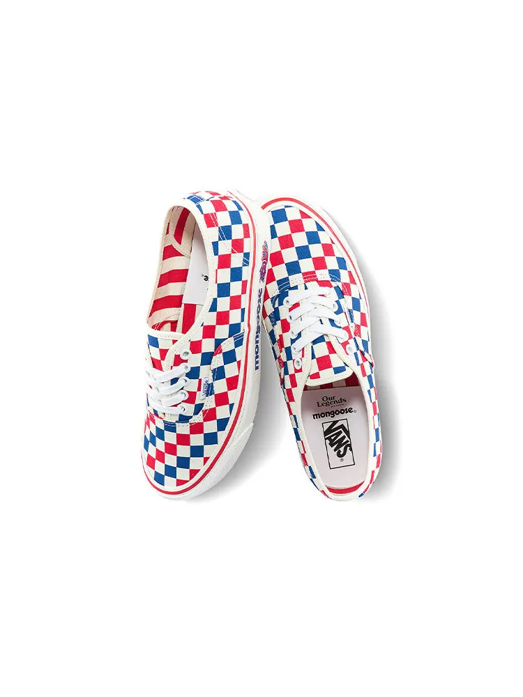 Кеды Vans Our Legends x Authentic 44 DX 'Mongoose - Red Blue Checkerboard' — изображение 4 из 5, мульти
