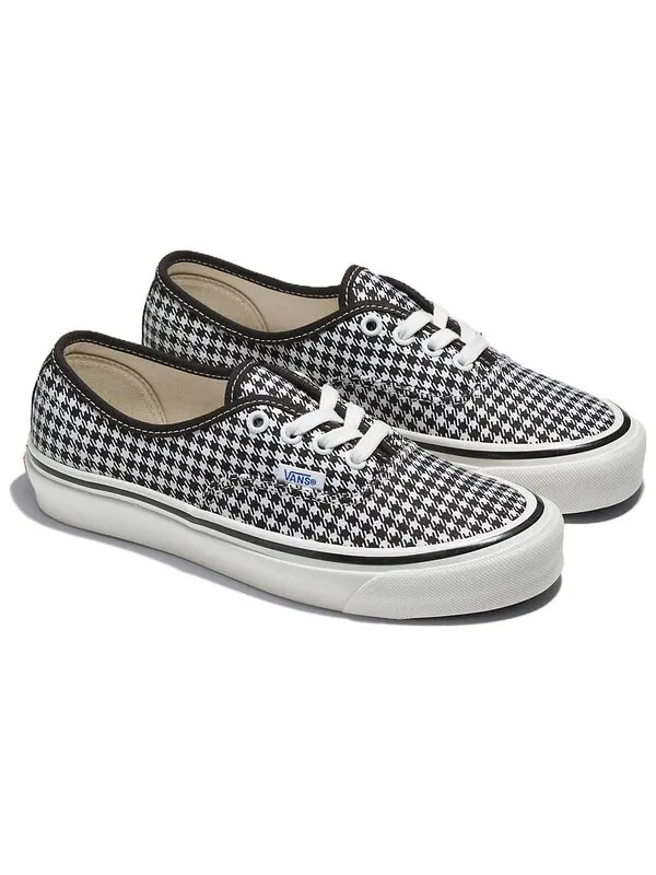 Кроссовки authentic 44 dx 'anaheim factory - og houndstooth' Vans — изображение 2 из 3, черный/белый