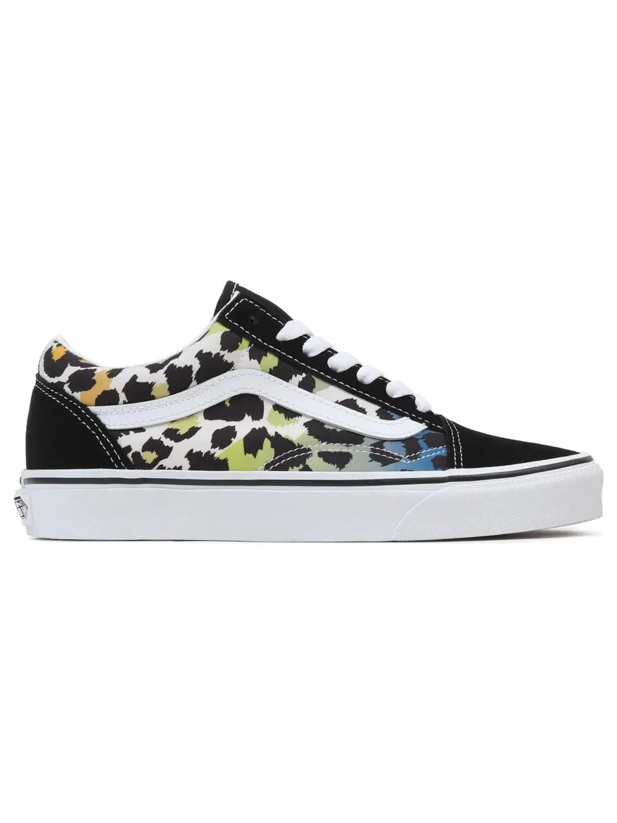 Кеды Vans Old Skool Buty 'Black White Green' — изображение 2 из 5, черный