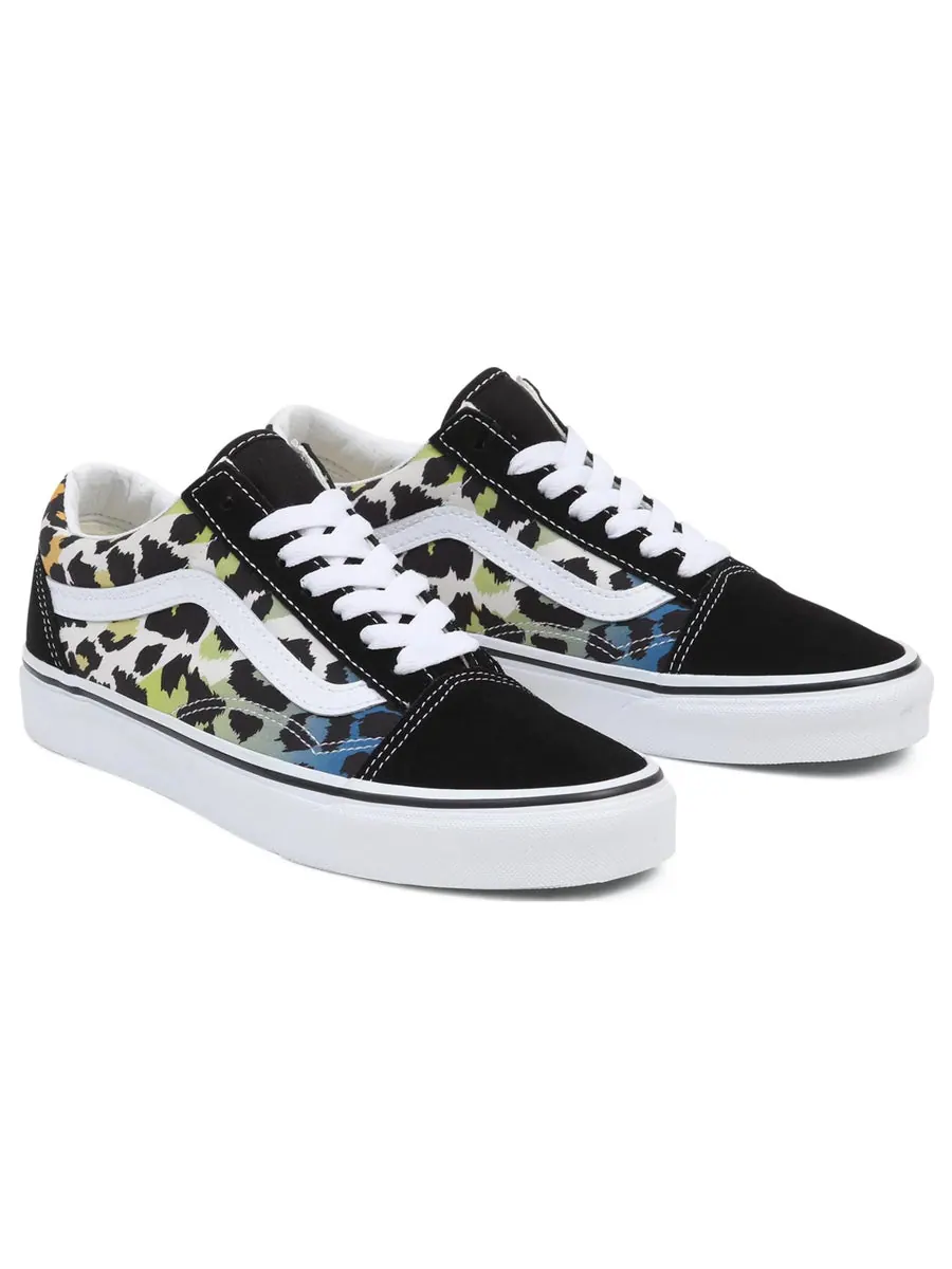 Кеды Vans Old Skool Buty 'Black White Green' — изображение 3 из 5, черный