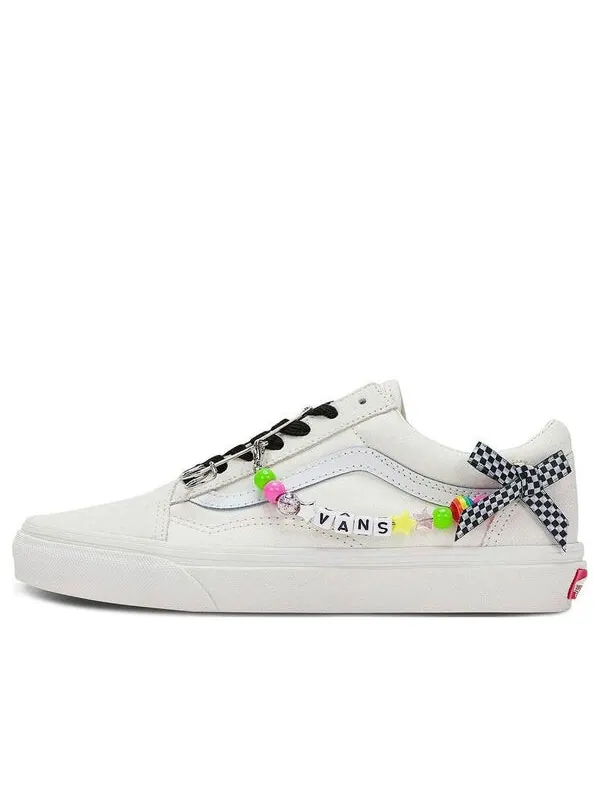 Кроссовки old skool 'white black' Vans — изображение 1 из 4, белый/черный