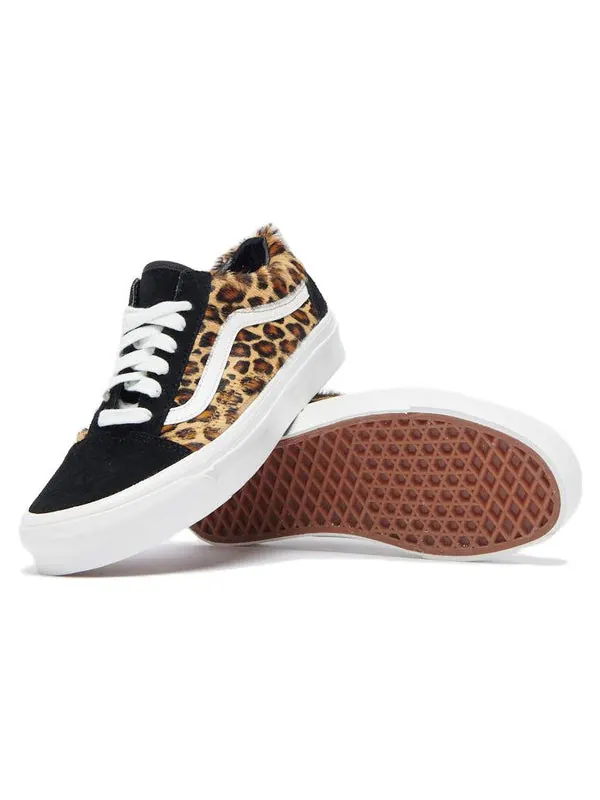 Кроссовки old skool ua 36 dx anaheim factory leopard 'brown black' Vans — изображение 4 из 4, коричневый/черный
