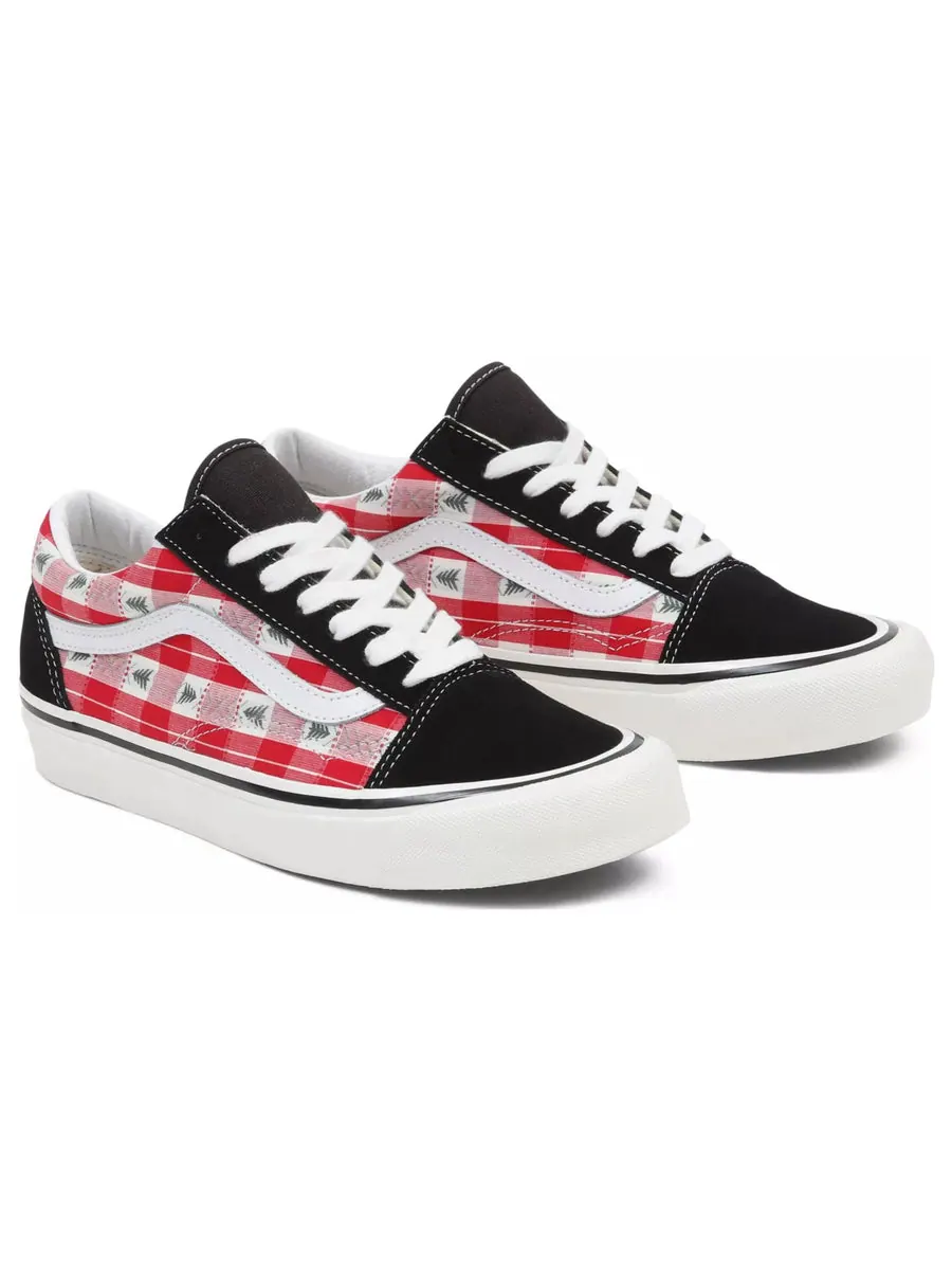 Кеды Vans Old Skool Anaheim Factory 36 DX 'Red Black' — изображение 3 из 5, красный