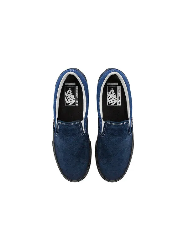 Кроссовки skate slip-on vcu sneakers black/blue Vans — изображение 3 из 4, синий/черный
