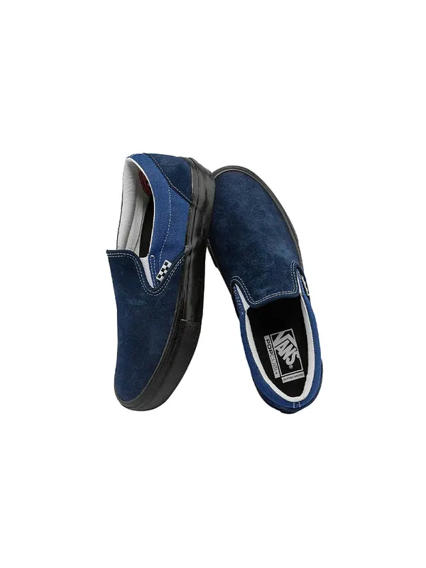 Кроссовки skate slip-on vcu sneakers black/blue Vans — изображение 4 из 4, синий/черный