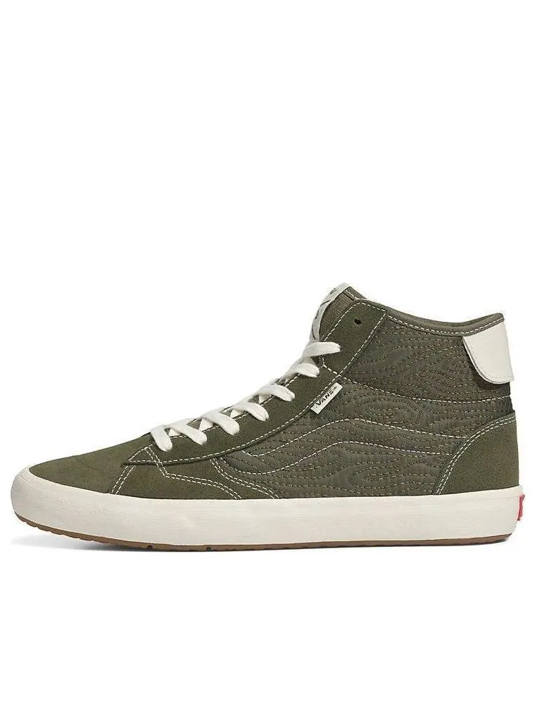 Кеды Vans Quilted The Lizzie 'Green White' — изображение 1 из 5, зеленый