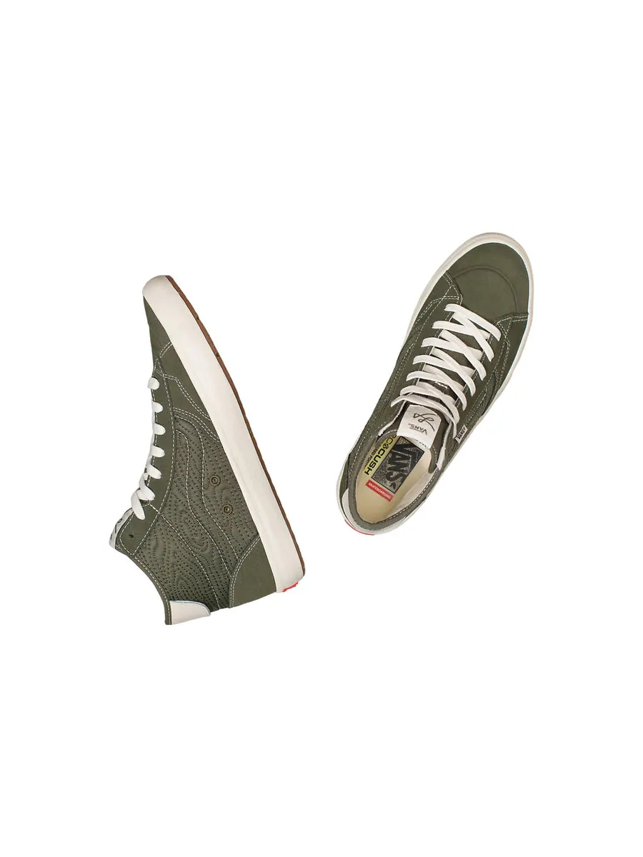Кеды Vans Quilted The Lizzie 'Green White' — изображение 4 из 5, зеленый