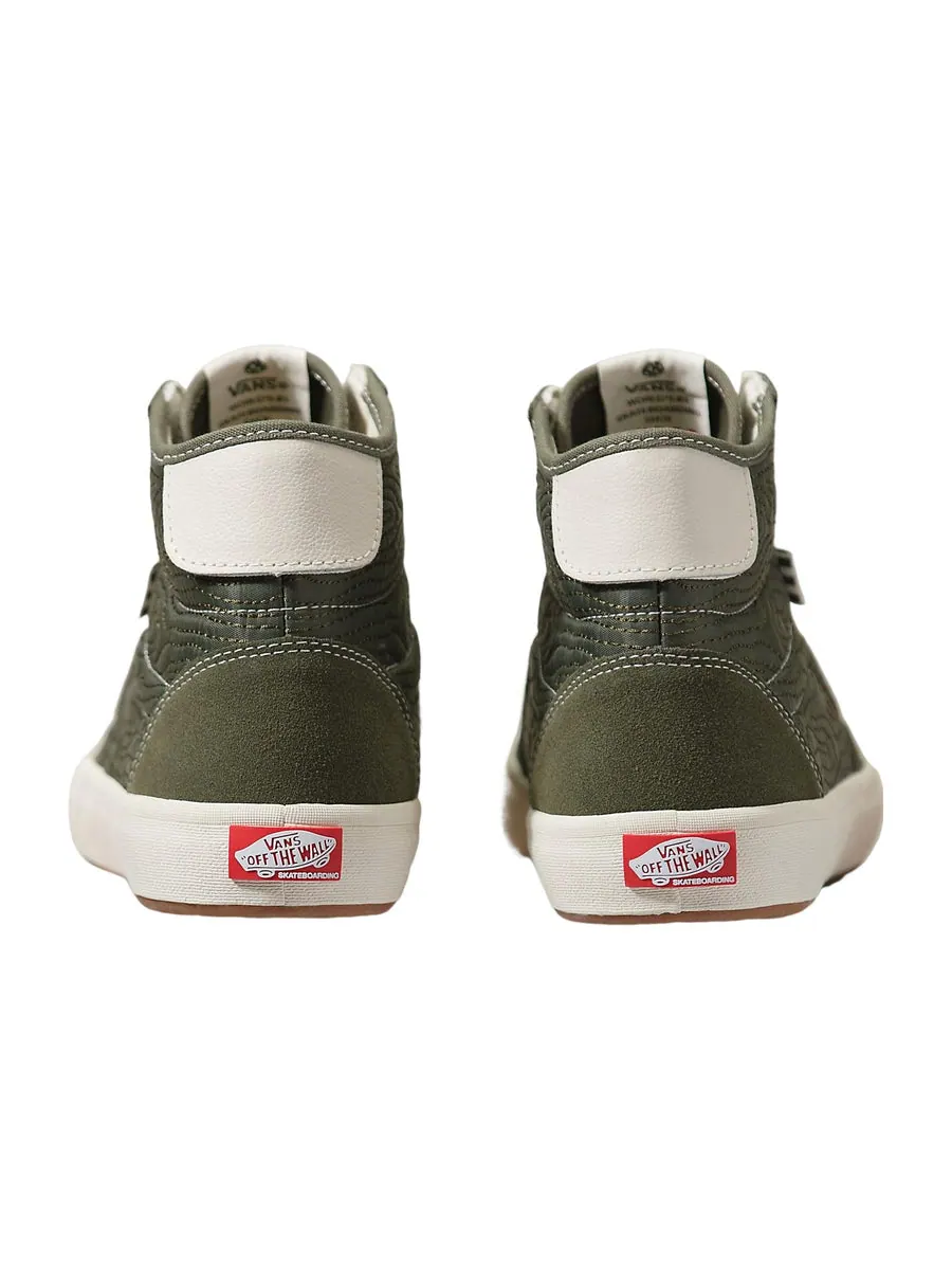 Кеды Vans Quilted The Lizzie 'Green White' — изображение 5 из 5, зеленый
