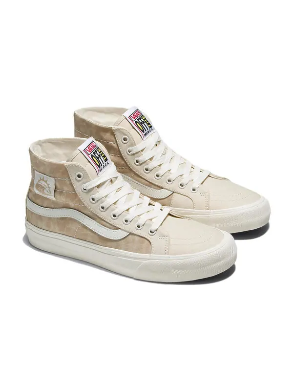 Кроссовки sk8-hi 38 decon vr3 sf 'beige' Vans — изображение 2 из 3, бежевый/коричневый/белый