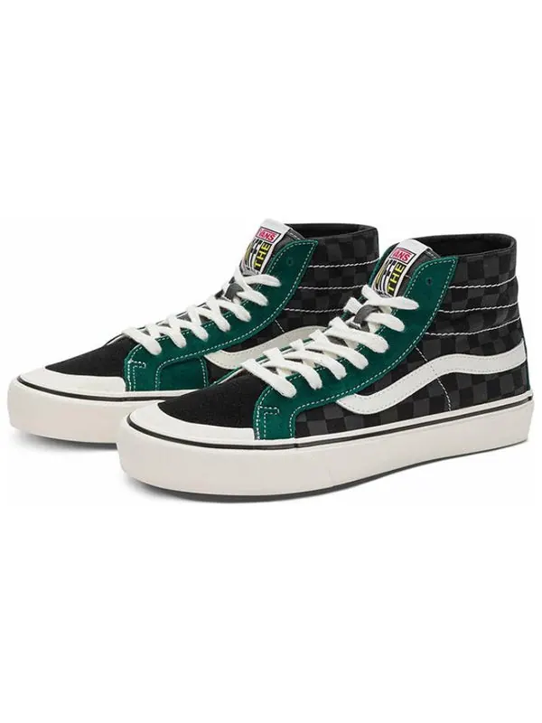 Кроссовки sk8-hi vr3 'black green' Vans — изображение 3 из 4, черный/серый/зеленый