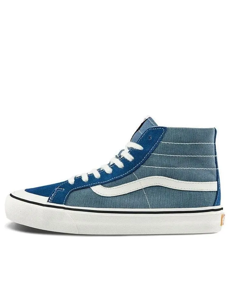 Кеды Vans SK8-Hi 'White Blue' — изображение 1 из 5, синий