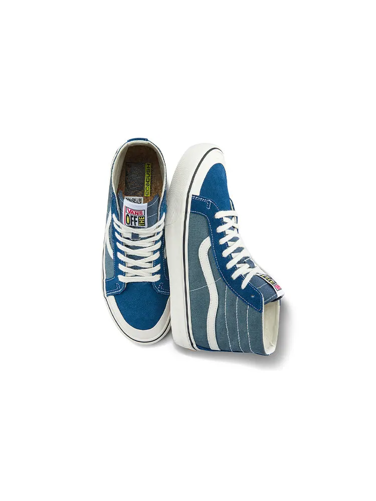 Кеды Vans SK8-Hi 'White Blue' — изображение 4 из 5, синий