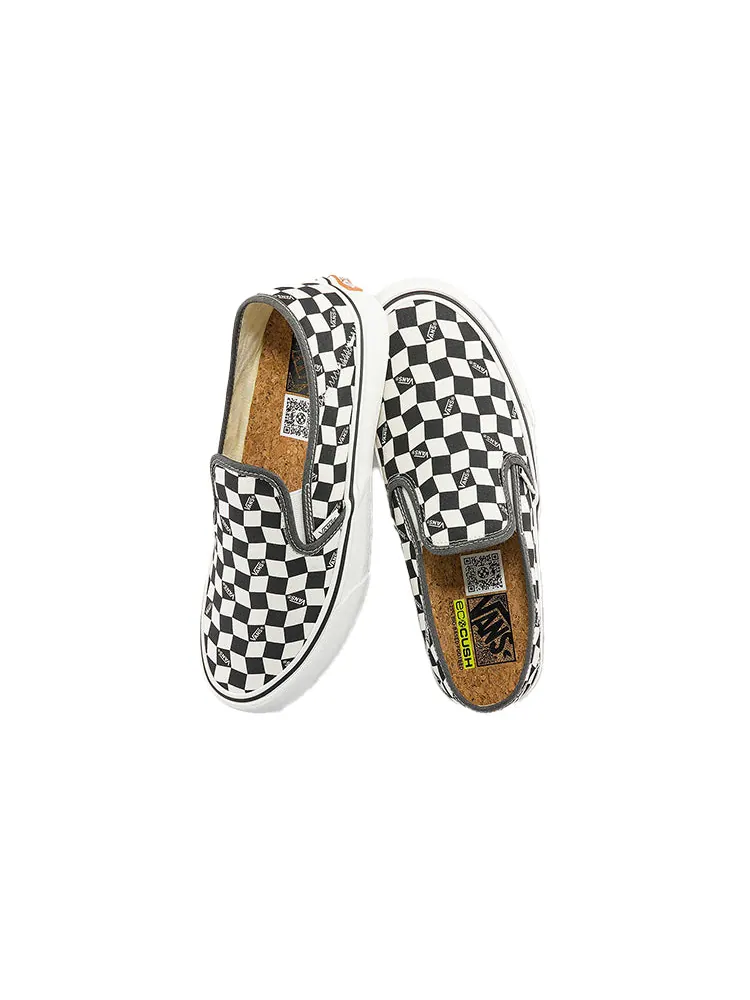Кеды Vans Slip-On Vr3 Sf Low Tops Casual Skateboarding Shoes Unisex Black White — изображение 4 из 5, черный / белый
