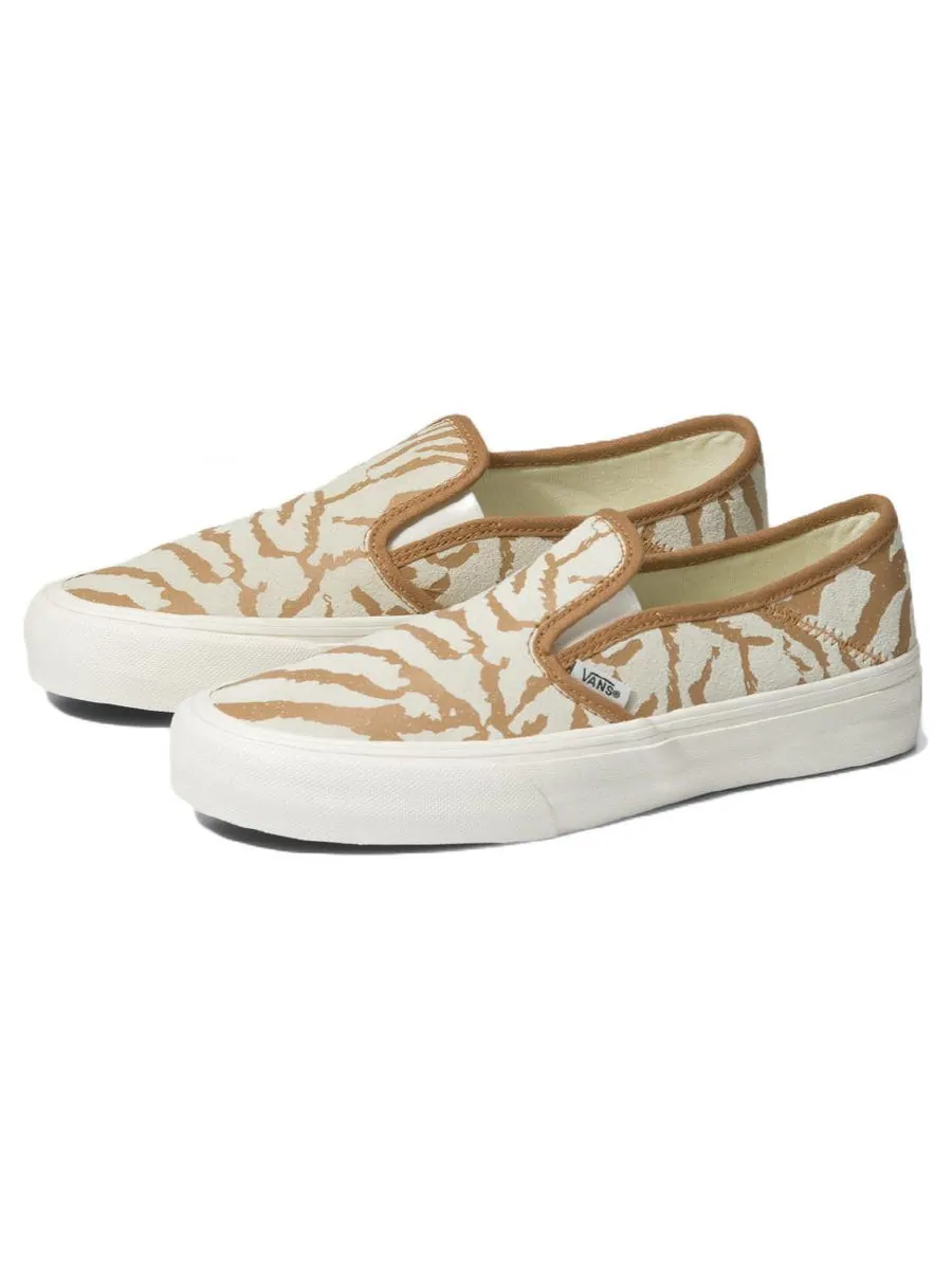 Кеды Vans slip-on VR3 SF 'White Brown' — изображение 3 из 5, белый