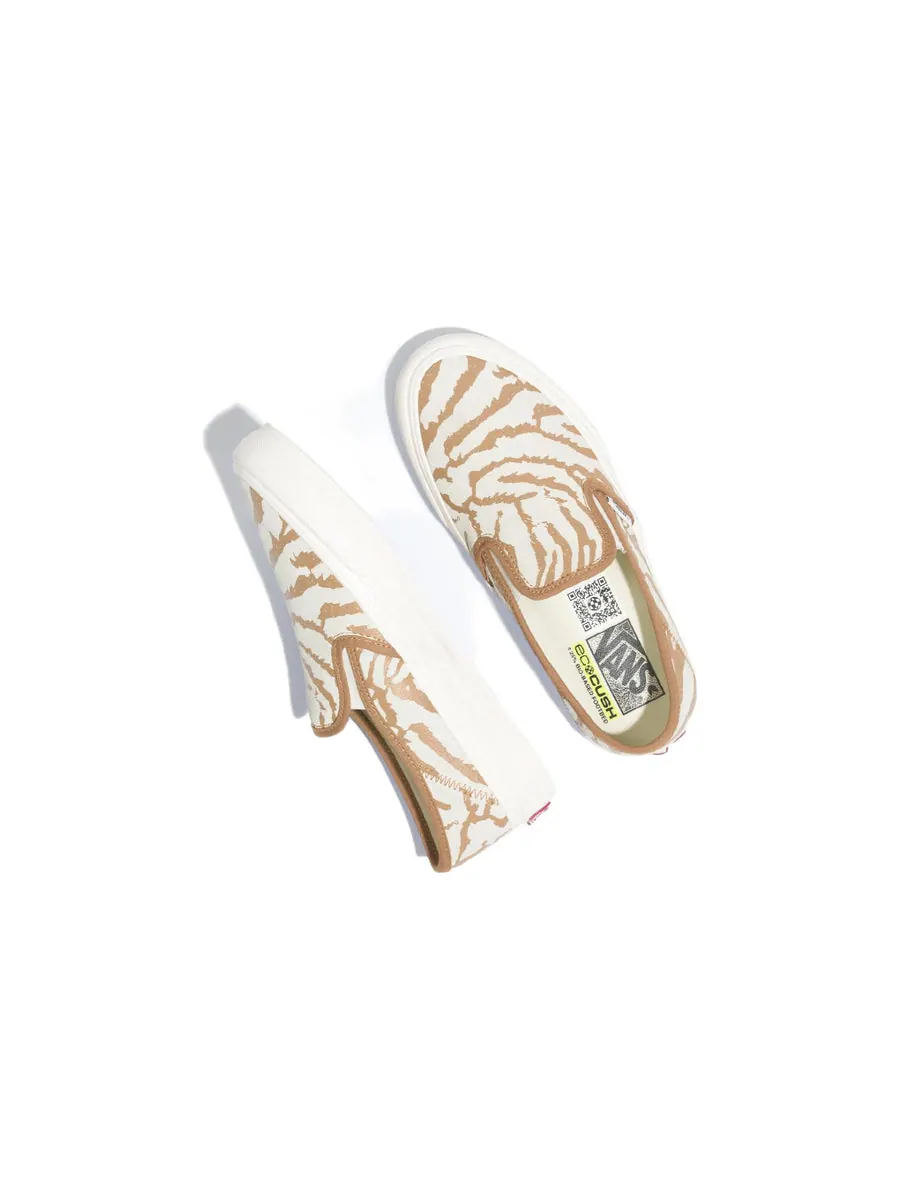 Кеды Vans slip-on VR3 SF 'White Brown' — изображение 4 из 5, белый