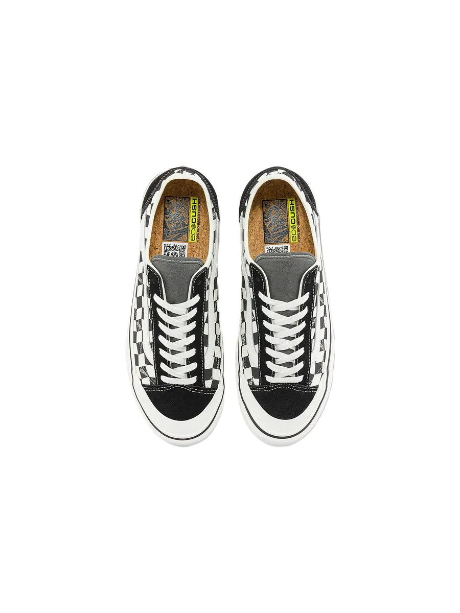 Кеды Vans Style 136 Decon Vr3 SF Casual Low Top Skateboarding Shoes Unisex Black White Grid — изображение 3 из 5