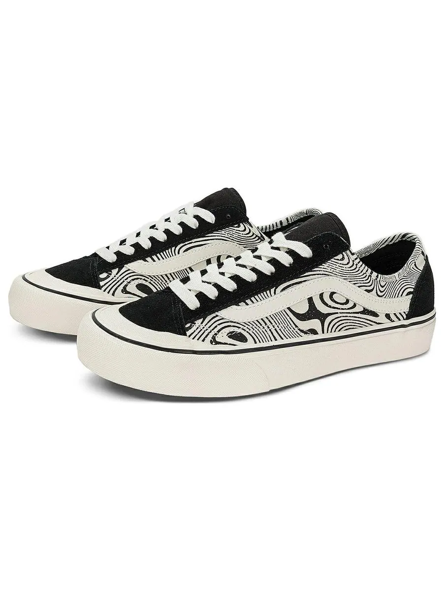 Кеды Vans Ua Style 136 Decon Vr3 SF 'Trippy Grain Black' — изображение 2 из 4, черный