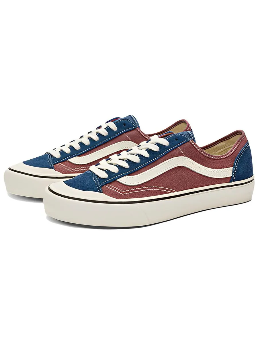 Кеды Vans Style 136 'White Red Blue' — изображение 3 из 6, белый
