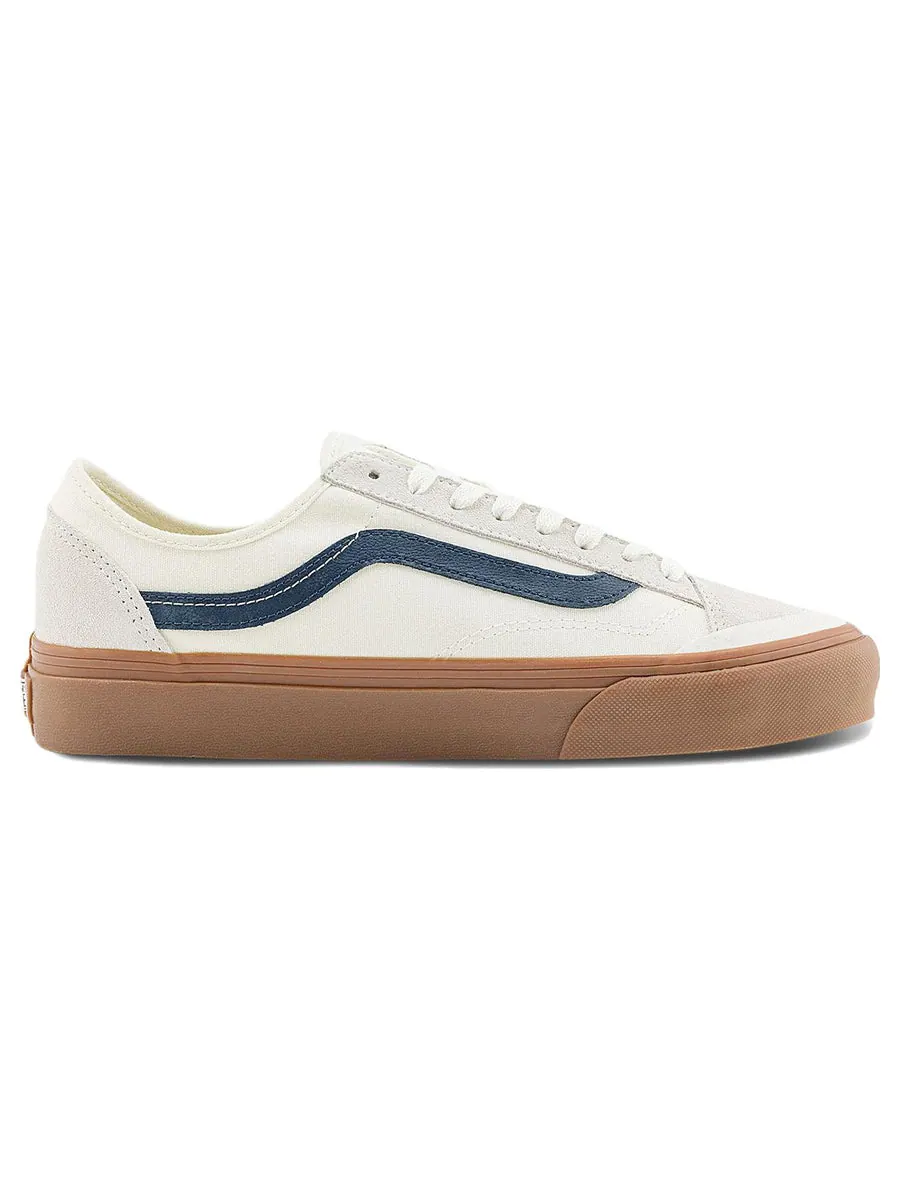 Кроссовки Vans Vault OG Old Skool LX 'White Navy' — изображение 2 из 4, белый