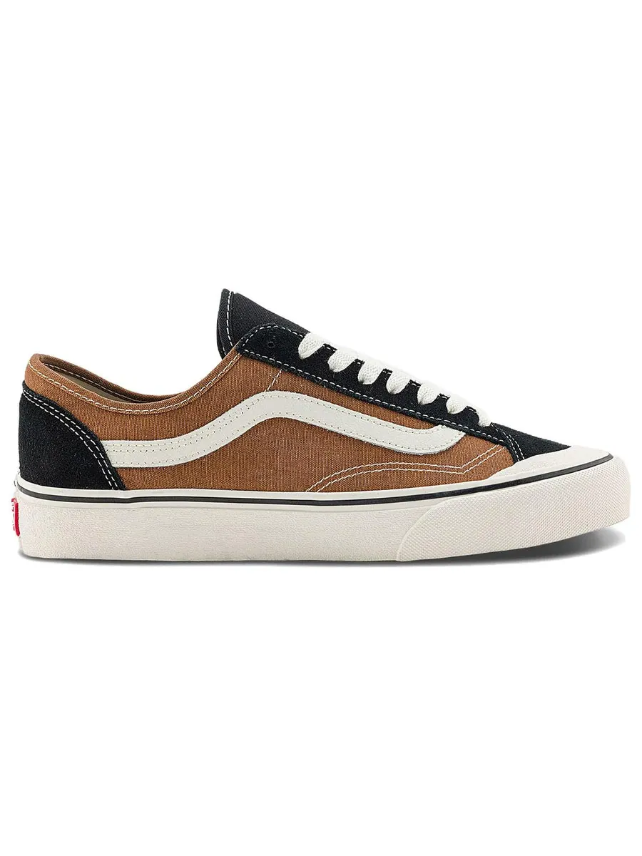 Кроссовки Vans Style 136 Decon VR3 SF 'Brown Black' — изображение 2 из 5, коричневый
