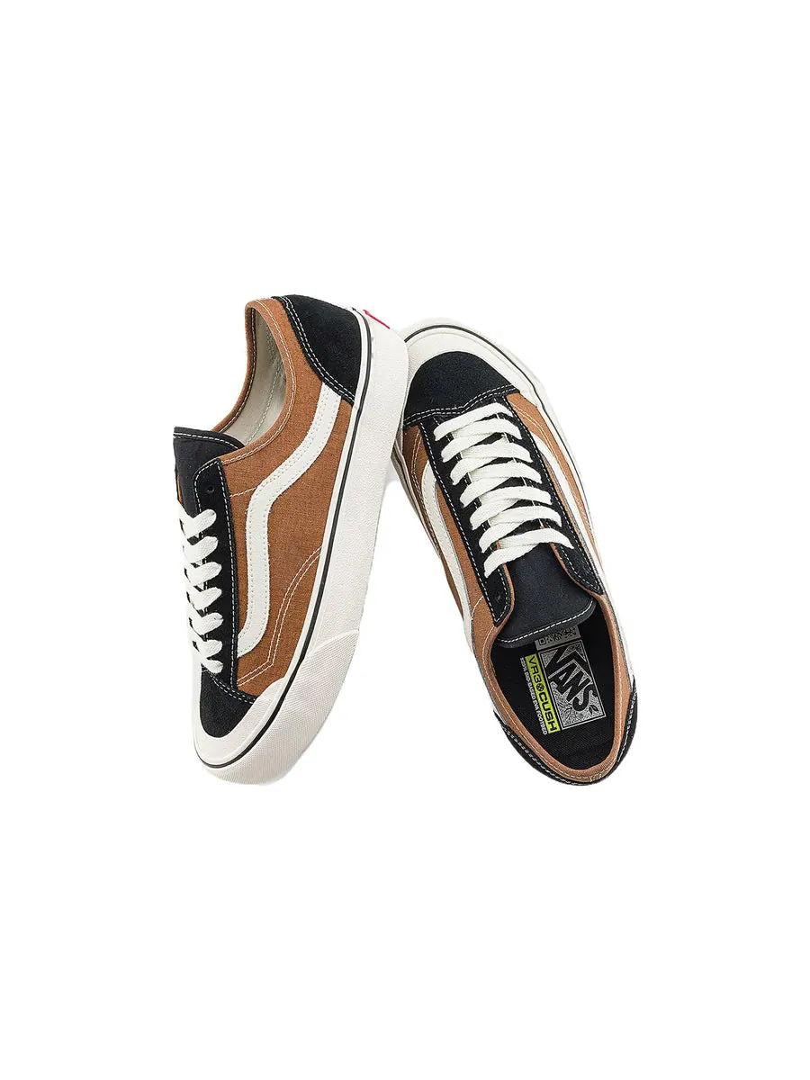 Кроссовки Vans Style 136 Decon VR3 SF 'Brown Black' — изображение 3 из 5, коричневый