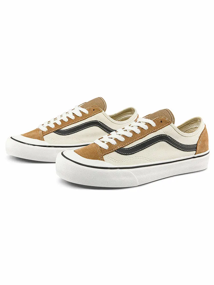 Кеды Vans Style 136 Decon Vr3 SF Casual Low Top Skateboarding Shoes Unisex Brown — изображение 2 из 5, коричневый