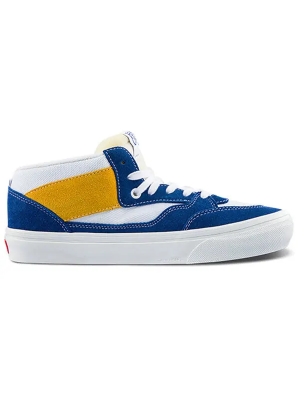 Кроссовки skate half 'blue white yellow' Vans — изображение 2 из 4, синий/белый/желтый