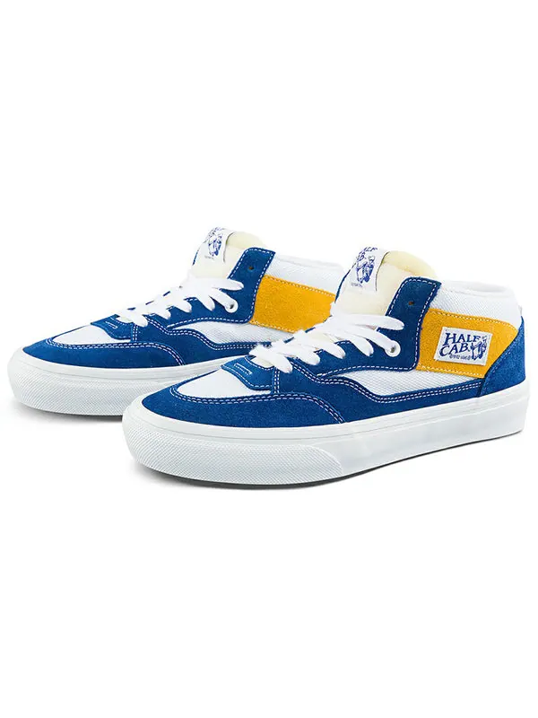 Кроссовки skate half 'blue white yellow' Vans — изображение 3 из 4, синий/белый/желтый