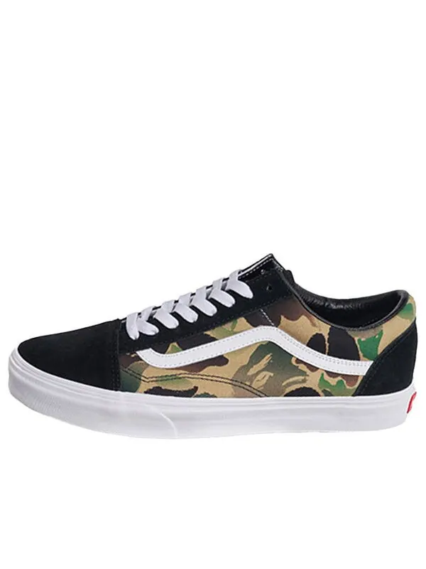 Кроссовки bape x old skool cortex limited black camouflage 'black' Vans — изображение 1 из 4, черный
