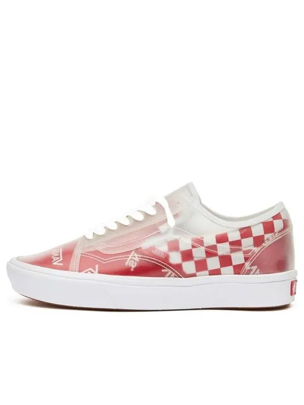 Кроссовки slip-skool comfycush ' block - red checker' Vans — изображение 1 из 4, красный/белый