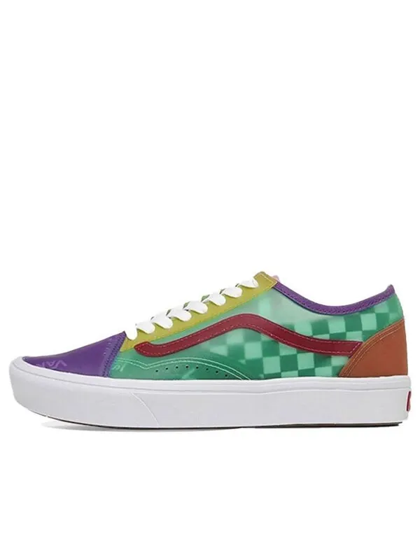 Кроссовки comfycush slip-skool (j@zz) deep 'green purple' Vans — изображение 1 из 4, зеленый/фиолетовый