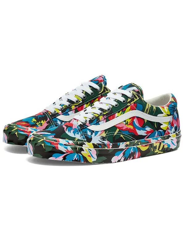 Кроссовки kenzo x og old skool lx 'floral green' Vans — изображение 2 из 4, синий