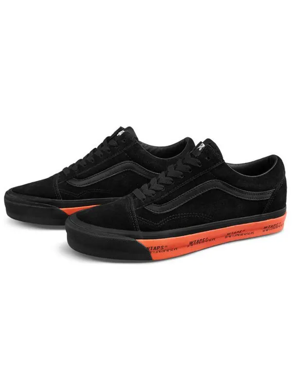 Кроссовки wtaps x old skool lx 'black orange' Vans — изображение 3 из 4, черный/красный