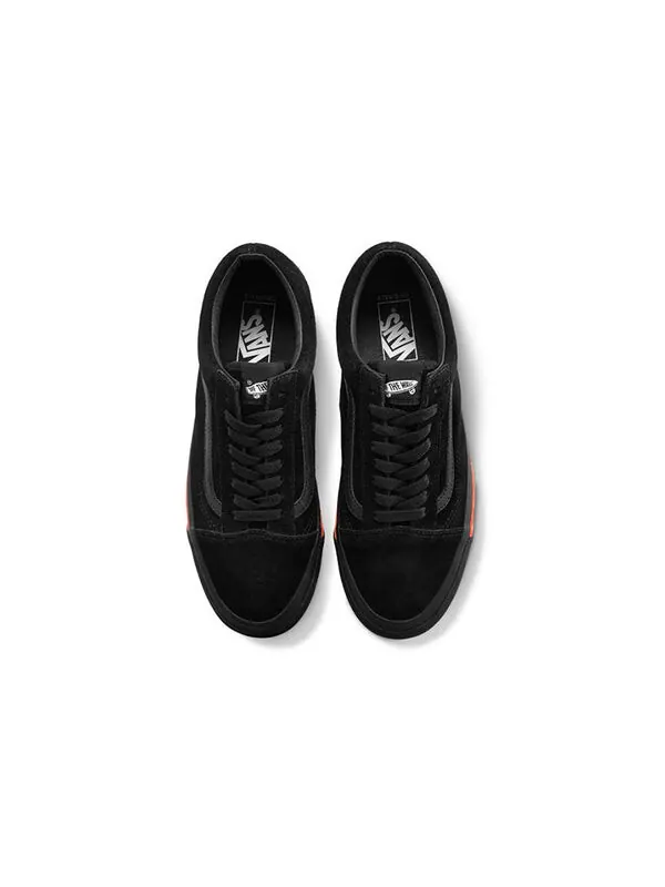 Кроссовки wtaps x old skool lx 'black orange' Vans — изображение 4 из 4, черный/красный