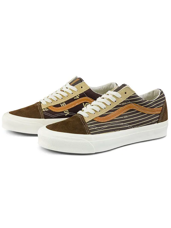 Кроссовки og old skool lx brown Vans — изображение 2 из 4, коричневый