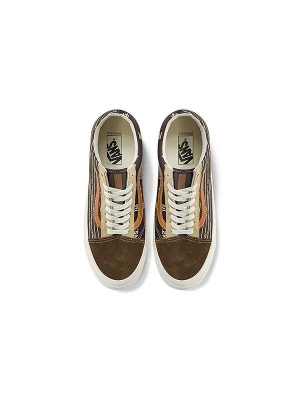 Кроссовки og old skool lx brown Vans — изображение 3 из 4, коричневый