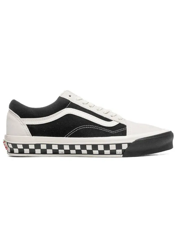 Кроссовки Vans OG Old Skool LX 'Bumper Cars - Marshmallow Black' — изображение 2 из 4, черный / белый