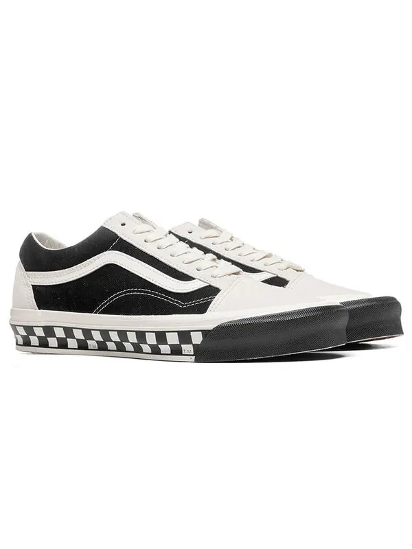 Кроссовки Vans OG Old Skool LX 'Bumper Cars - Marshmallow Black' — изображение 3 из 4, черный / белый