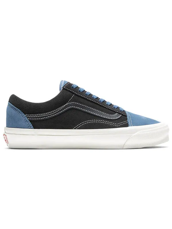 Кроссовки og old skool lx 'navy raven' Vans — изображение 2 из 4, синий/черный